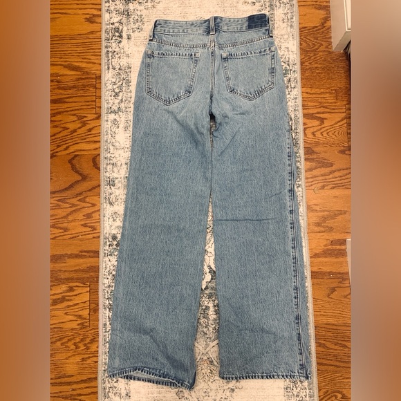 Hollister Low Rise Distressed Baggy Jeans Sz 23L - Picture 3 of 5